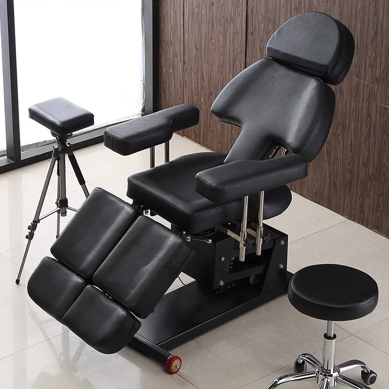 Classic European Style Heavy Duty Hydraulic Pump Tattoo Chair Spa Bed Beauty Foldable Massage tattoo bed