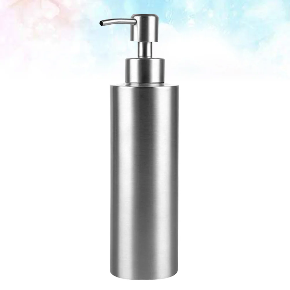 

Hand Soap Dispenser Empty Squeeze Bottles Handwashing Fluid Stainless Steel Lotion Storage