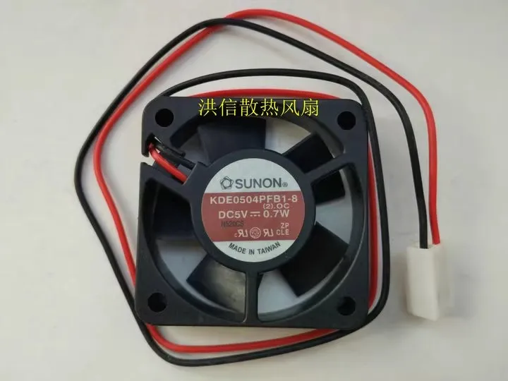 

Free shipping original 4010 KDE0504PFB1-8 DC5V 0.7W 4CM cooling fan