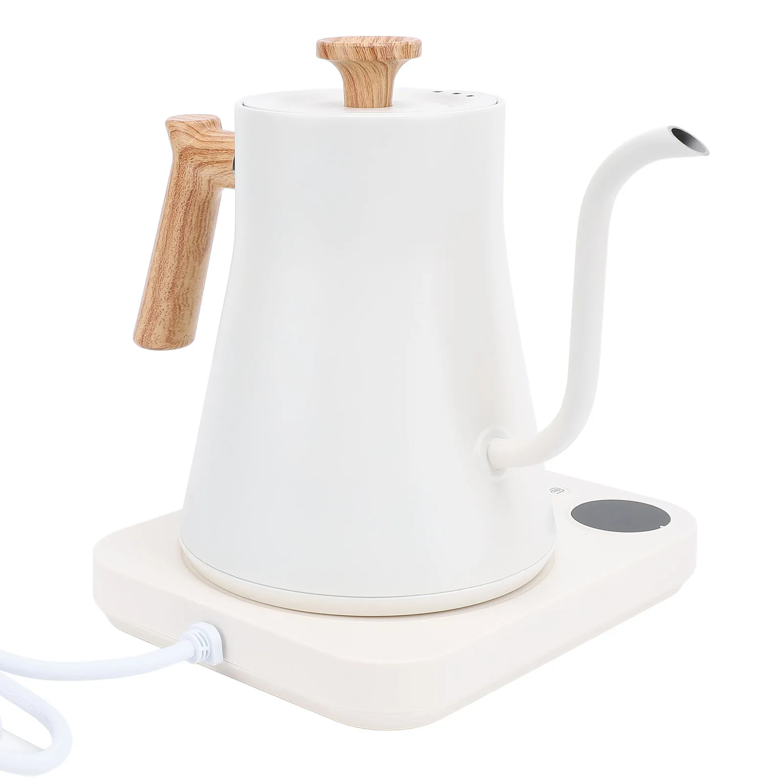 กาต้มน้ําไฟฟ้า Gooseneck เหยือกมือกาแฟหม้อเทอร์โมหม้ออุณหภูมิควบคุมความร้อนน้ําขวดสมาร์ทกาน้ําชา 110 V/220 V