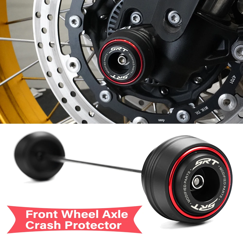 

For QJMOTOR SRT900SX SRT600SX SRT 800 700SX SRT550 SRK 800 700 600 SRK800RR Motorcycle Front Axle Fork Crash Protector Slider