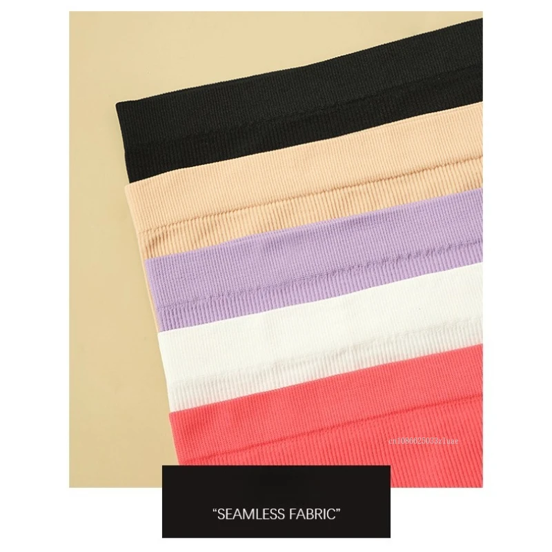 Sutiã esportivo de alta elasticidade, tops sem costura, sem alças, envoltório no peito, feminino, elástico, sem alças, envoltório no peito, sutiã macio, Нижнее Белье