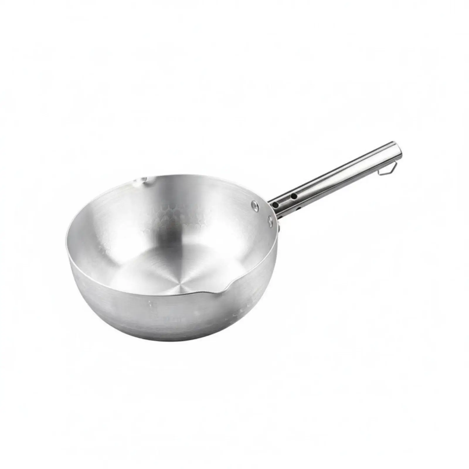 Multi Functional Cooking Pan for Ramen and Milk Boiling Japanese Style Aluminum Saucepan with Spout