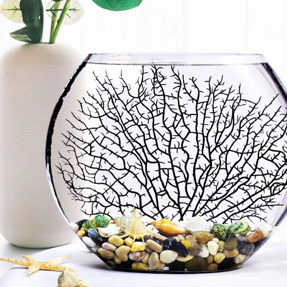 

Small Glass Fish Bowl Plants Bottle Clear Desktop Planter Vase Holder Hydroponic Creative