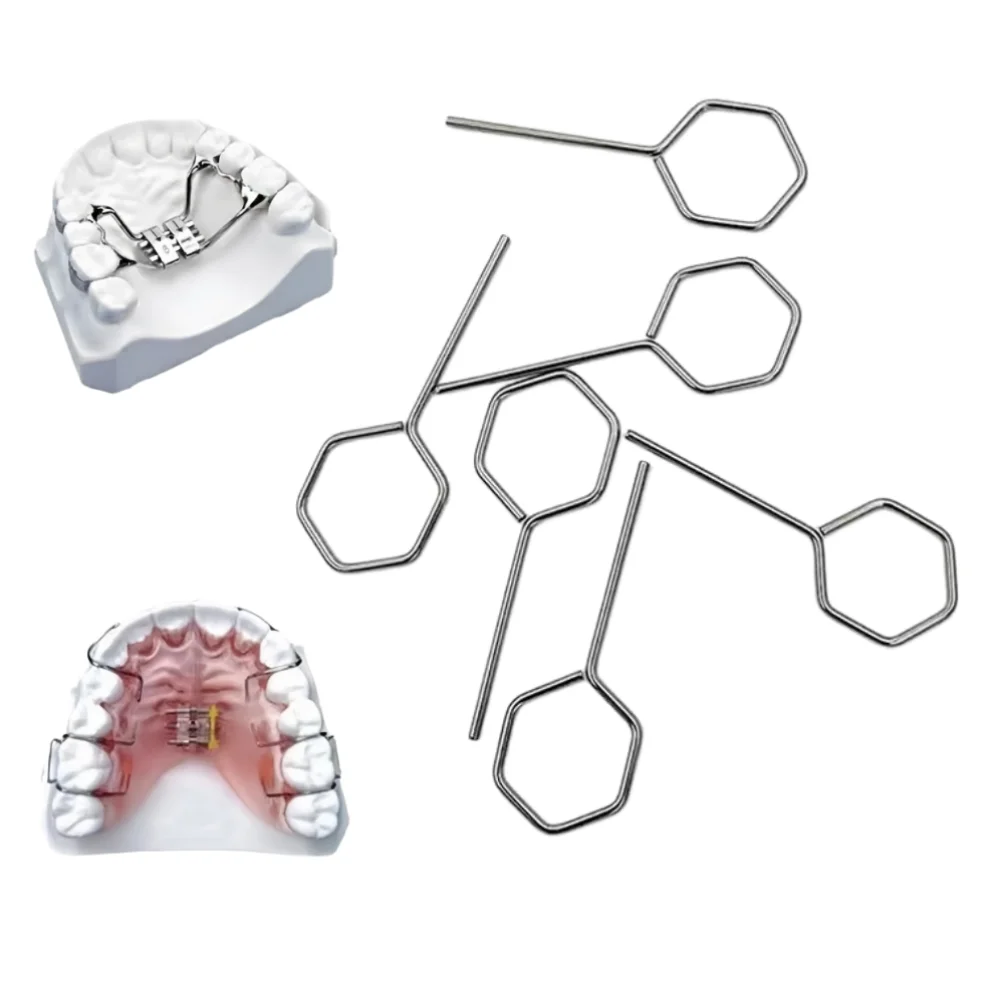 50/30/20/10PCS Dental Gen. Expander Swivel Key Expansion Screw Palatal Expander Frame Stainless Steel Arch Expander Screw Wrench