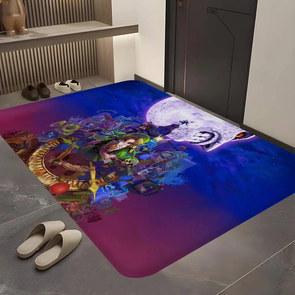 Hot Game T-The L-Legend Of Z-Zeldas Bathroom Mat Kids Room Bedroom Decoration Balcony Anti-Slip Doormat Living Room Welcome Rug