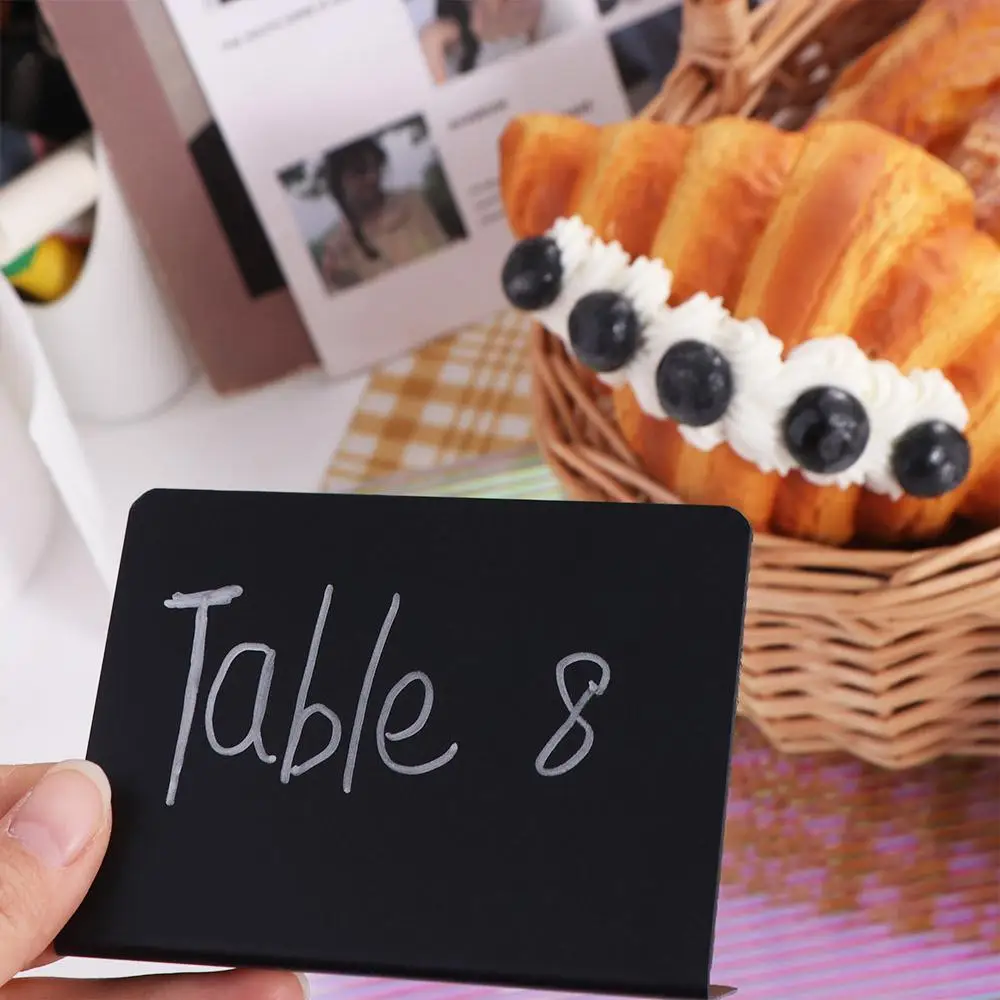 Tabletop Marker Buffet Tags Reserved Writing Stand Store Shop Mini Chalkboard Message Board Small Blackboard Signs Chalkboard