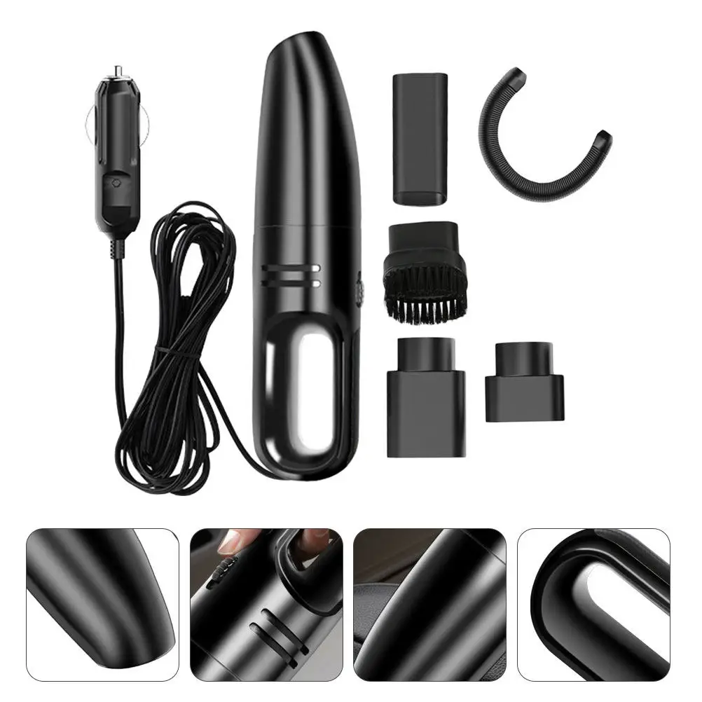 

6000Pa 120W Portable Car Vacuum Cleaner Small Size Strong Suction Automotive Vacuum for Car Home Cup Holder Seat Gap Cleaning