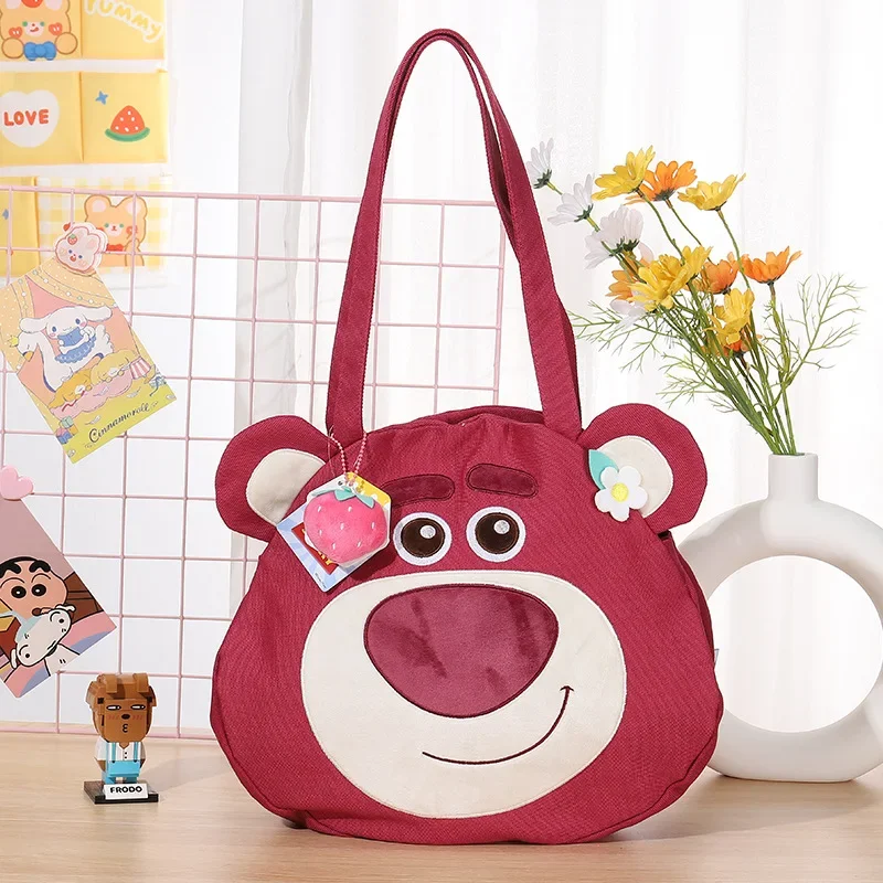 Disney-Sac en peluche Harvey Bear Stitch pour femme, véritable pendentif initié, grande capacité, sac fourre-tout pour étudiant, 2023