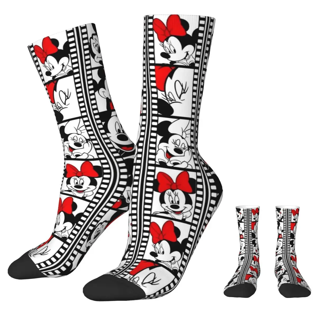 Mickey Mouse Socks Novelty Stockings Winter Anti Skid Women Men Socks High Quality Design Skateboard Socks