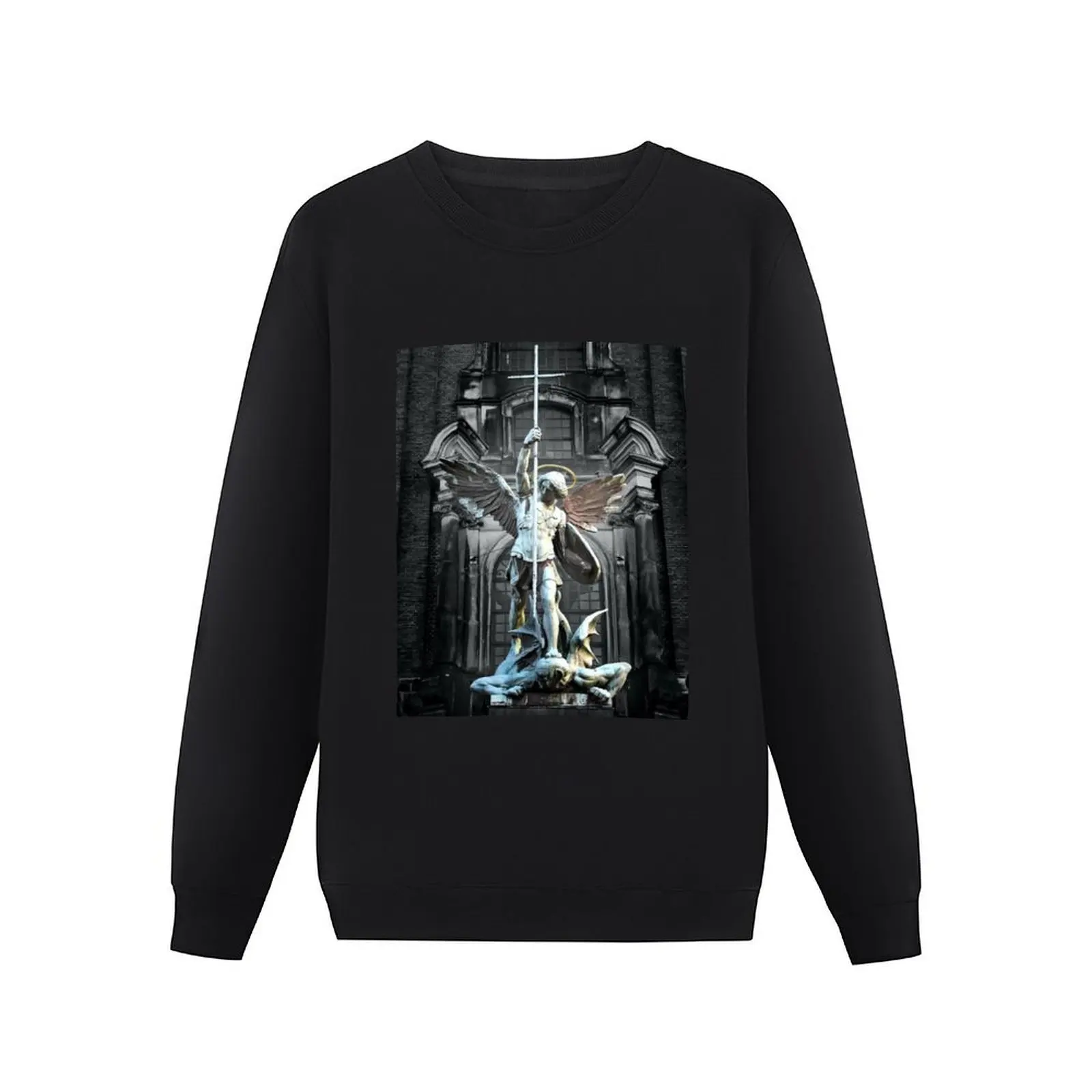 St. Michael the Archangel Pullover Hoodie autumn new products sweatshirt men