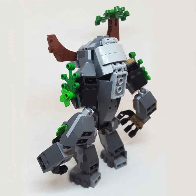 232 Uds. MOC Ninjia bosque modelo gigante arquitectura de bloques de construcción regalos de navidad juguete DIY Idea creativa ladrillo educativo niños