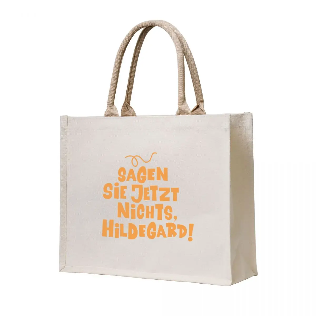 

Don't say anything now, Hildegard - Loriot - The Nudel - TV Kult German Tote Bag Custom bag reusable grocery bags