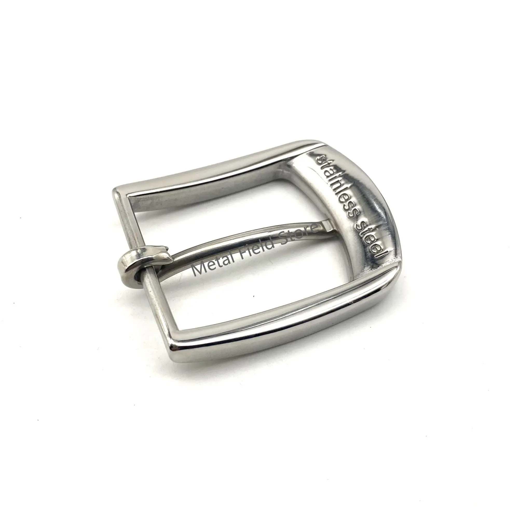 Shiny Men's casual Solid Stainless Steel  buckle Belt Buckle for Men Cowboy Buckle DIY  Craft Fit 40mm