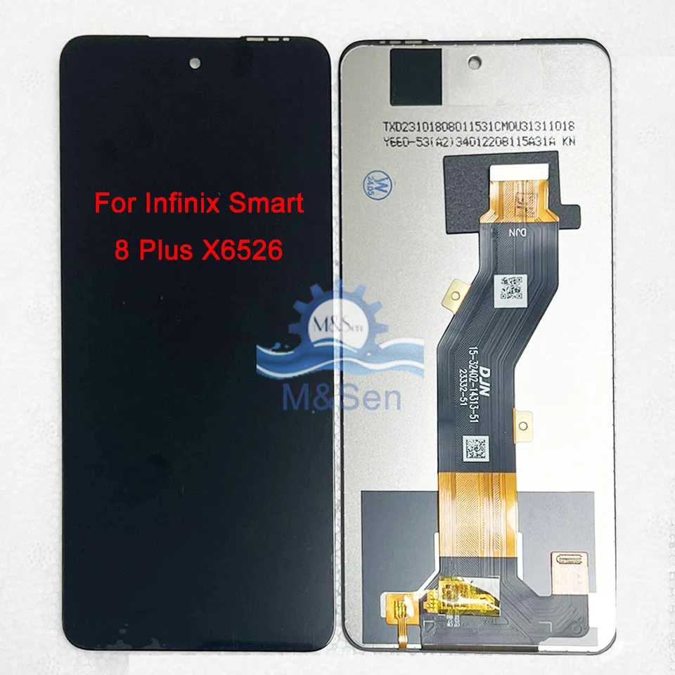 Quadro da tela do LCD Painel de toque, Infinix Smart 8 Plus, X6526