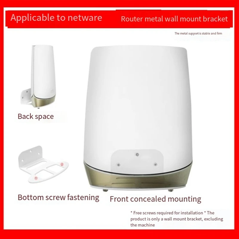 Per NETGEAR RBK752/RBK853/RBK753/RBK853 pezzi di ricambio accessori parti Router staffe di montaggio a parete staffe del Router di ricambio