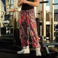 Yoga Healthy Slim Fit Trousers Summer Breathable Quick Dry Loose Fit Sweatpants Fitness Pants For Men/Youngla Flower Pants