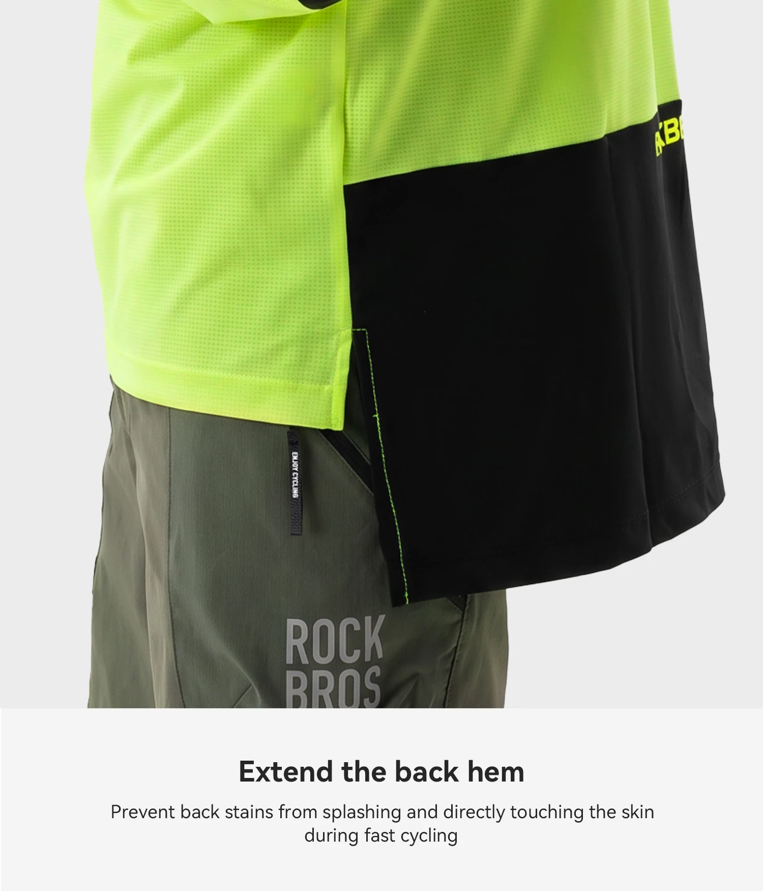 ROCKBROS Bicycle Jerseys Long Sleeves Pullover T-shirts Men Breathable XC Sports Tops MTB Road Bike Cycling Jackets Summer