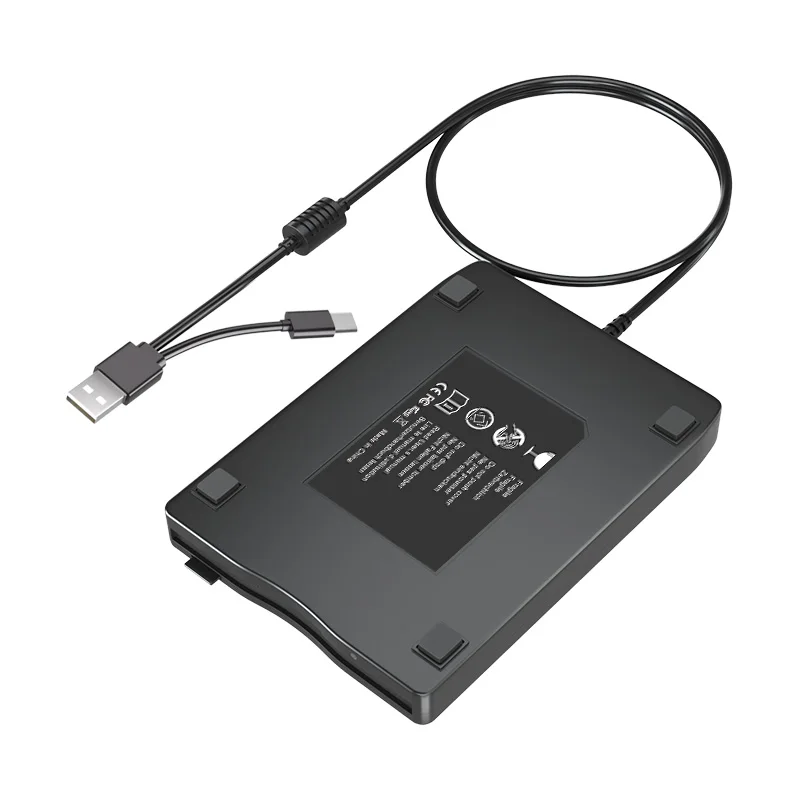 Xmsj external USB floppy drive 1.44M FDD mobile external computer universal 3.5 inch floppy disk Type-c