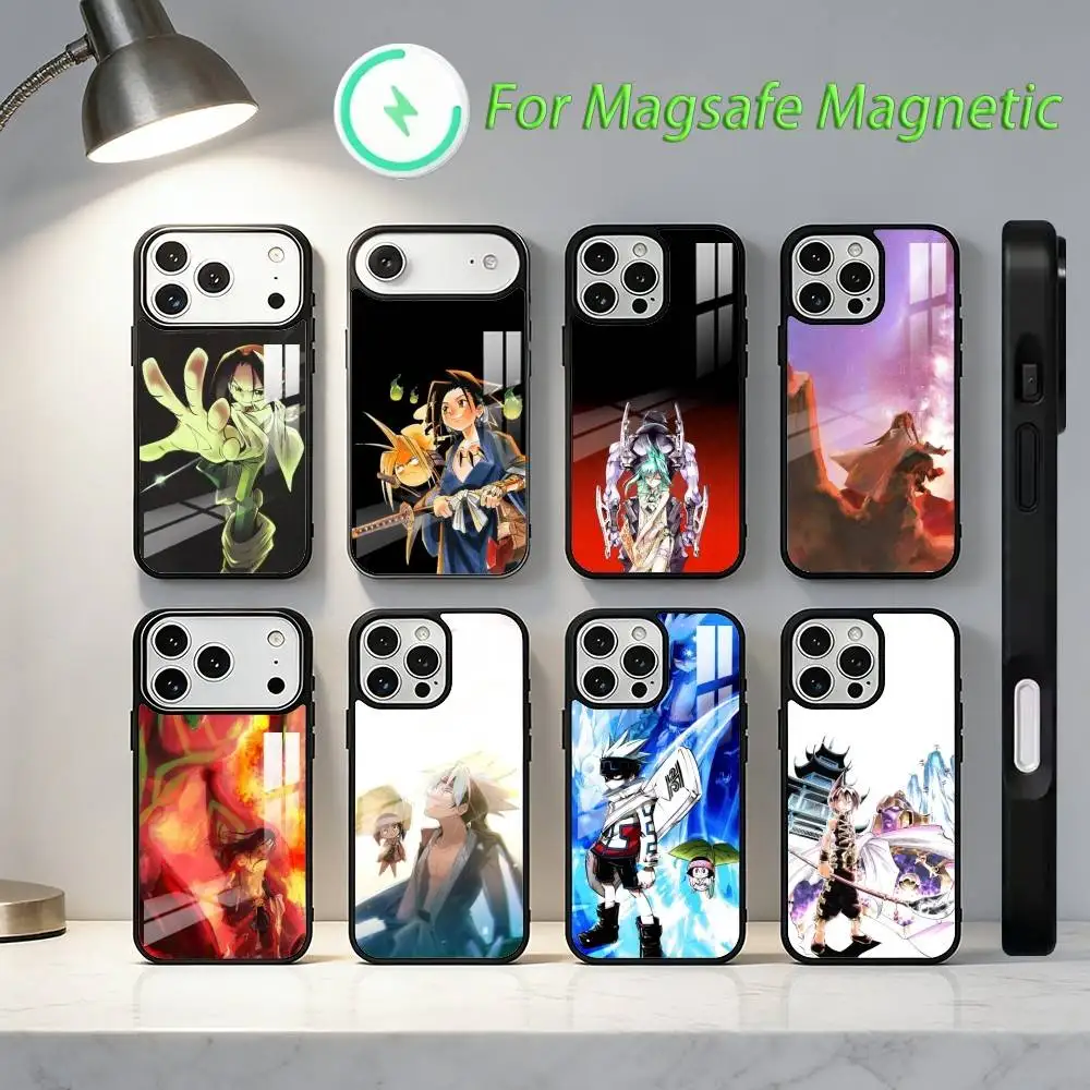 

Shaman King Phone Case For iPhone17,16,15,14,13,12,11,Plus,Pro,Max For Magsafe Charging cover