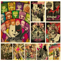 Anime Gmae Canvas Danganronpa Canvas Paintings and Prints Home Room Wall Decoration Art Paintings