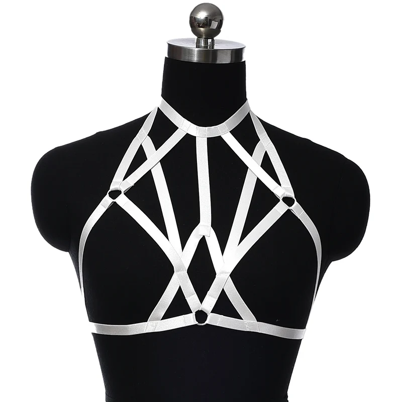 Multicolour ​Gothic Underwear Harness Clothes Accessories Neck Collar Sexy Lingerie Cage Bra Dance Exaggerate Body Harness