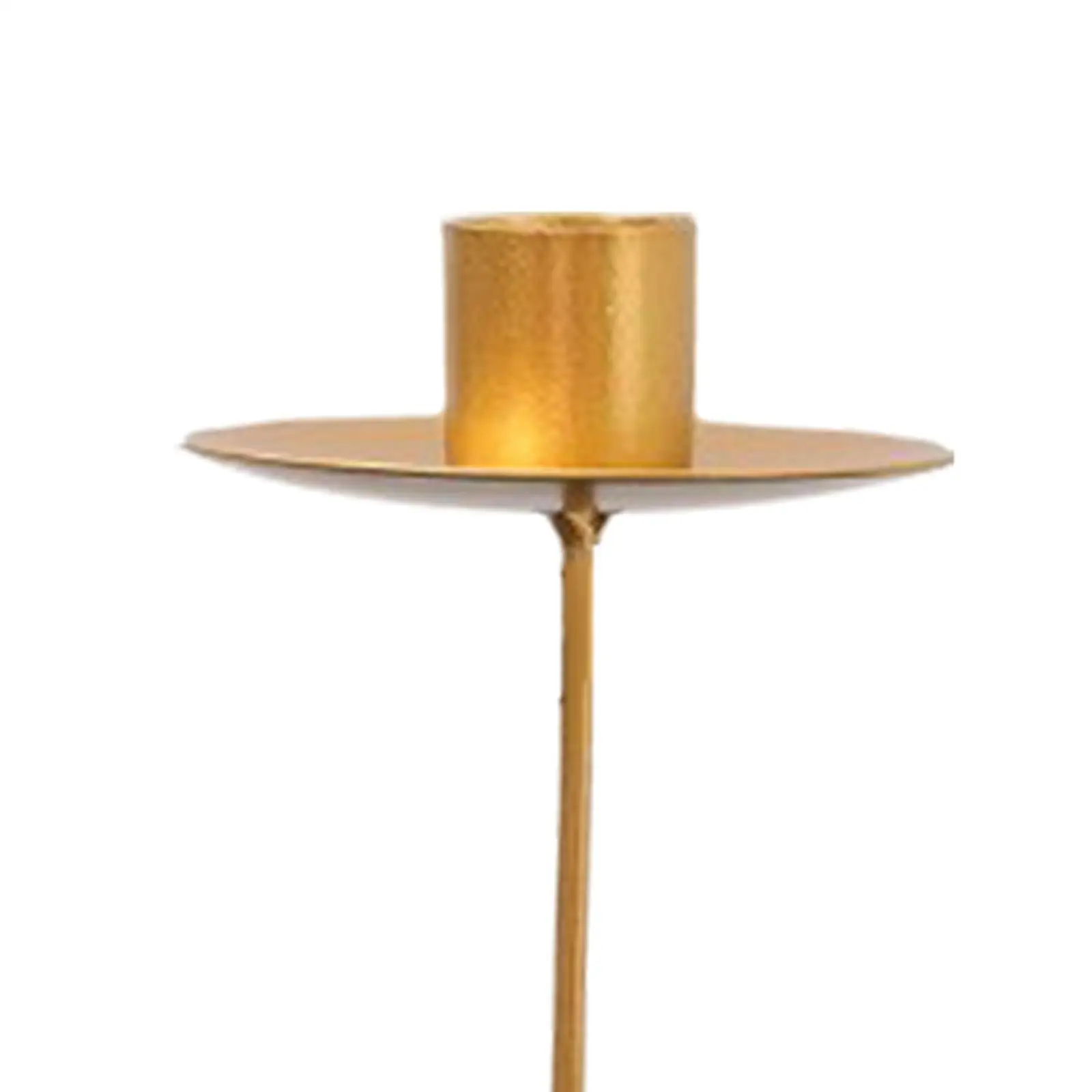Rustic Wood Metal Candlestick Holder for Taper Candles Living Room Decor Centerpiece Wedding Party Table Ornament