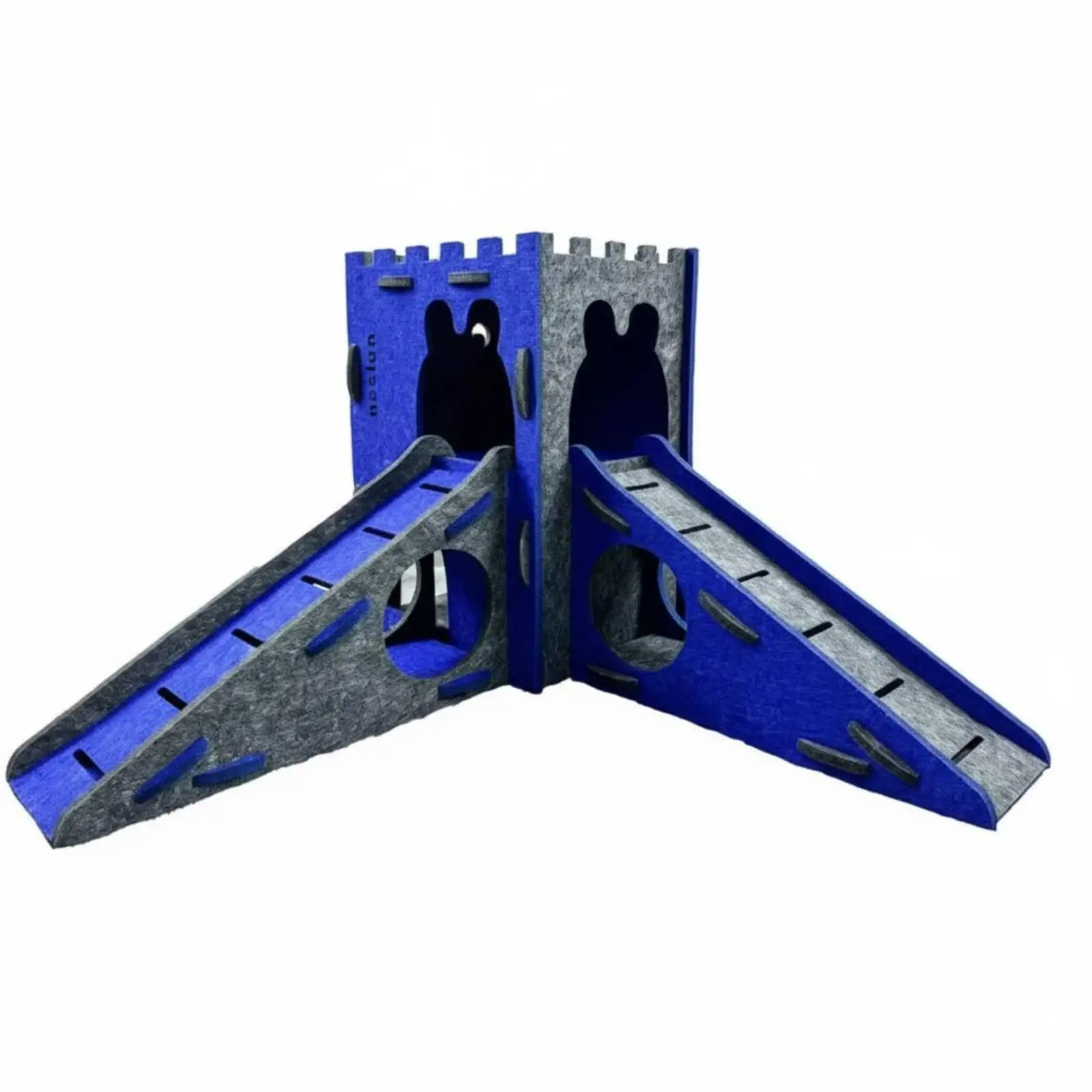 Laberinto de Fieltro de Doble Entrada para Animales Pequeños, Juguete para Hámster, Ideal para Jaulas, Económico y Mejora del Hábitat