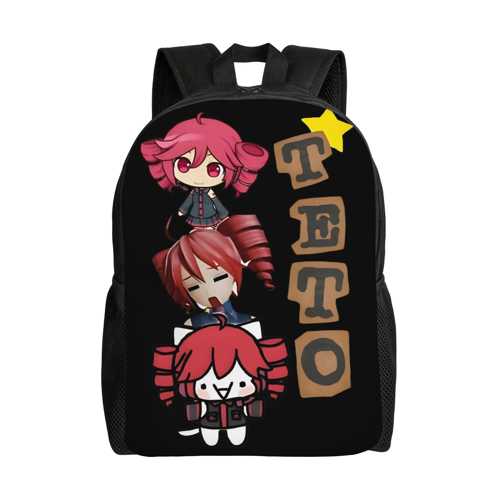 Kasane Teto Art   Backpack  Workout Backpacks Youth Colorful Durable School Bags Stylish Rucksack