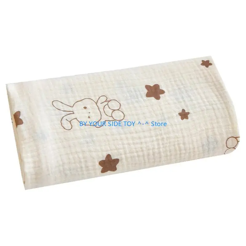 

Baby Receiving Blanket Cotton Swaddle Blanket Boy Girl Newborn Blanket 2-layer Absorbent Infant Swaddling Wrap Durable U6XE