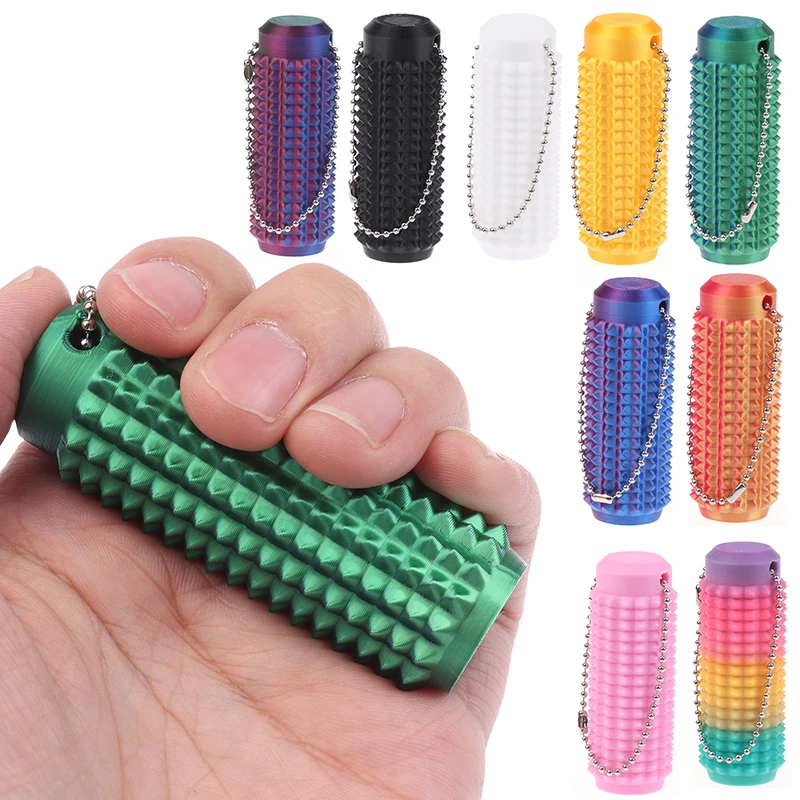 

1 шт., 7/9 см, игрушка Spiky Grippie Stim с подвеской-цепочкой для облегчения тревоги, положительная новинка, маленькая карманная мини-игрушка-непоседа