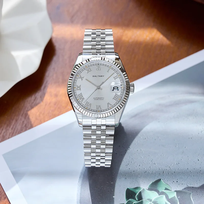 Baltany Luxury Automatic Watches for Men S4094 NH35 DJ Homage Mechanical Wristwatches Sapphire 10ATM Waterproof 39mm Dress Watch