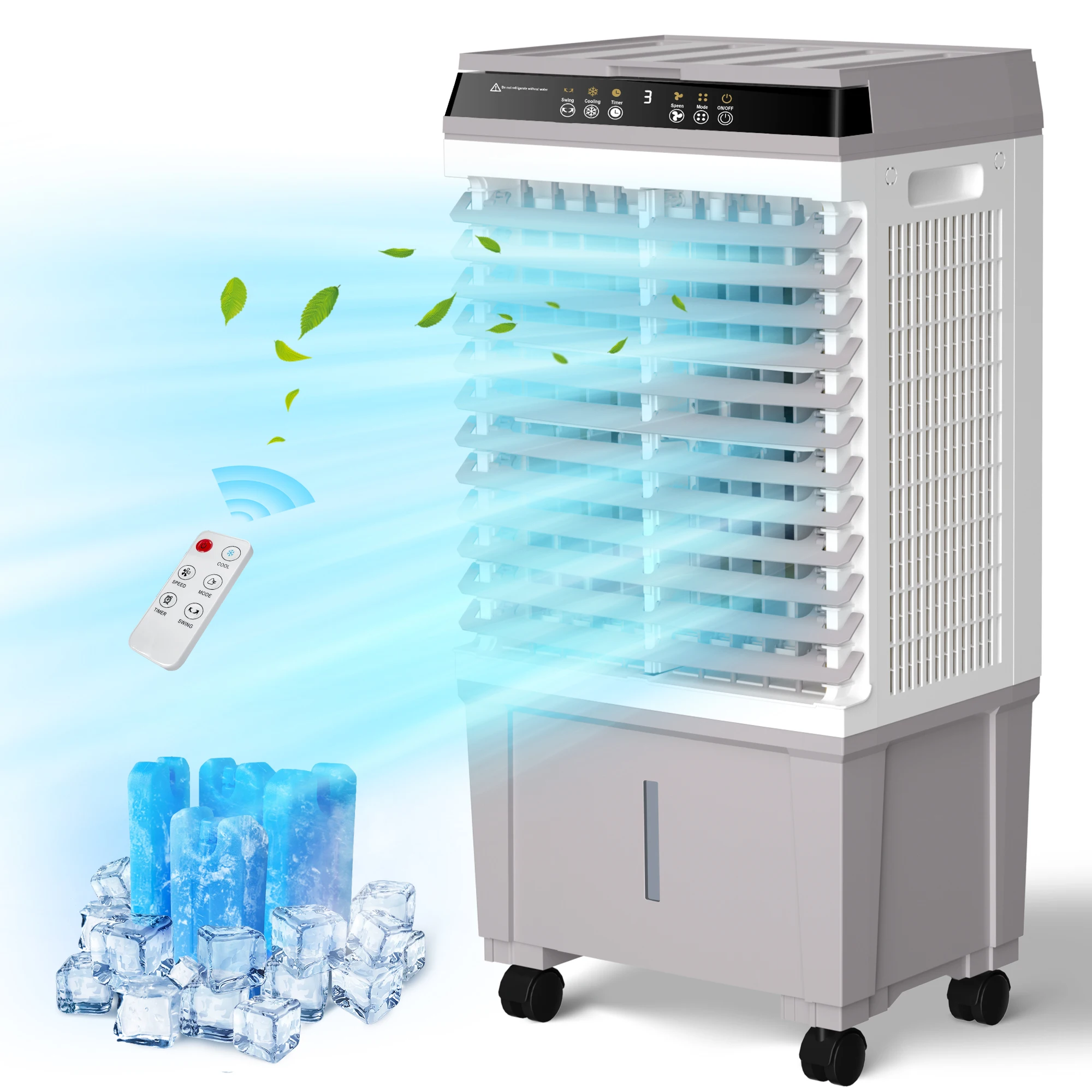 

KONWIN Factory Evaporative Air Cooler 20L Industrial 3 in 1 Swamp Air Cooling Fan with Remote Control