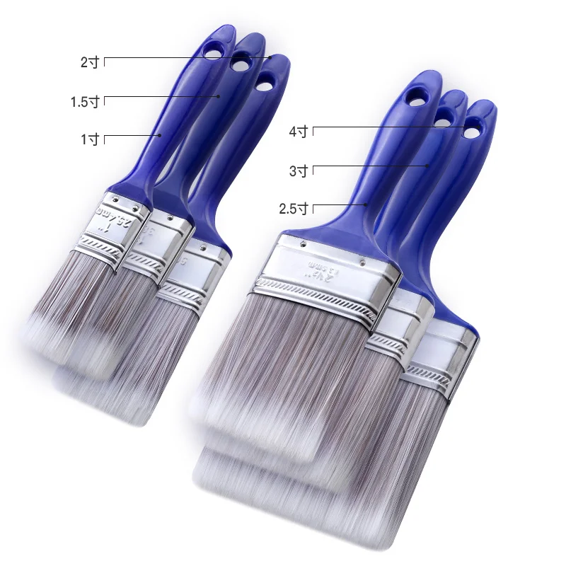 Blauer Gummigriff zum Schärfen auf Wasserbasis, Pinselwerkzeug, Dekoration, Farbbeschichtung, Latex, Reinigung, Grillen, Backen, Malen – Detail 2