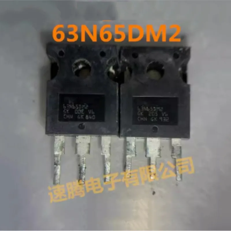 

1 шт 63N65DM2 STW63N65DM2 TO-3P Оригинальная разборка