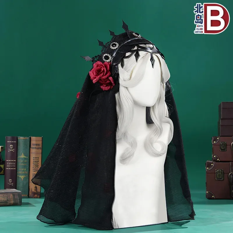 MsMay Game Identity V Ada Messmer Cosplay Costume Women Black Sexy Dress Halloween Christmas New Year Carnival Party Cosplay