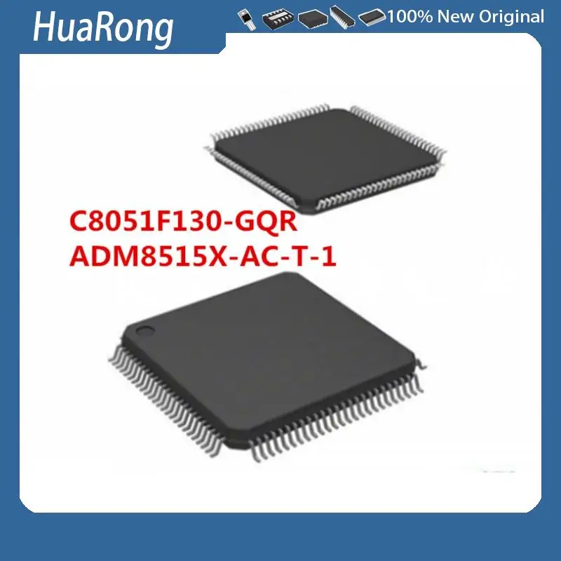 2PCS/LOT     C8051F130-GQR    C8051F130     ADM8515X-AC-T-1   ADM8515    TQFP100