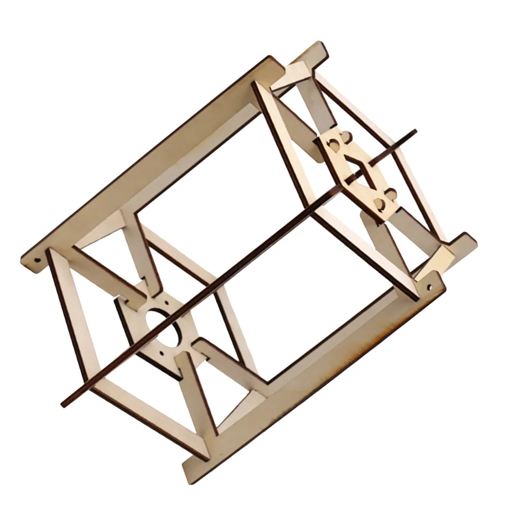 

1Pcs Wooden Lantern Bracket Hexagonal Frame Vintage Lantern Frame Durable DIY Craft Lamp Holder for Hanging Light