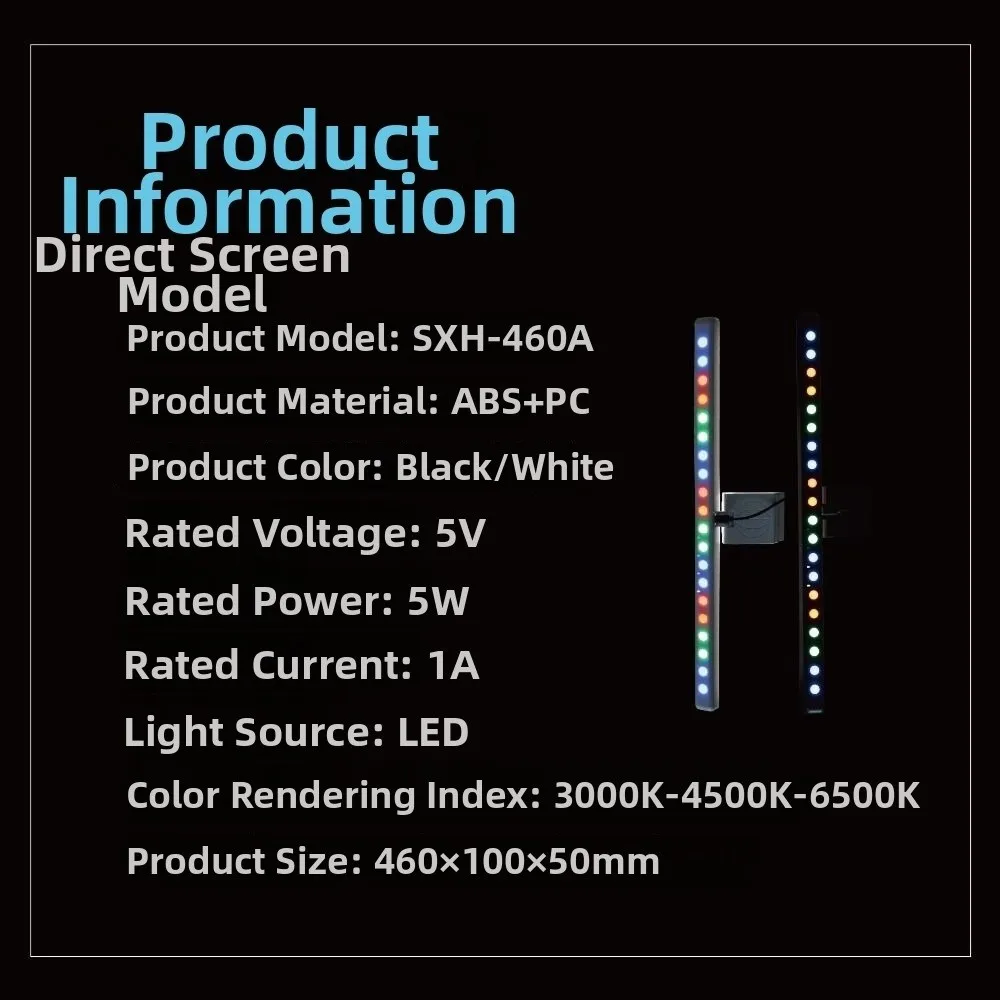 Monitor Light Bar RGB con Control Táctil y Ritmo Musical — vista 5