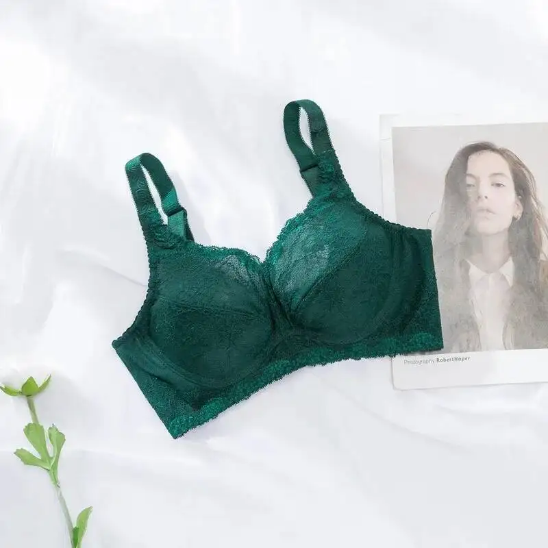 

Ультратонкий бюстгальтер Mujer B C D E F 75 80 85 90 95 100 105 110 Женский бюстгальтер пуш-ап Женский бюстгальтер больших размеров Женское нижнее белье Кружевной топ
