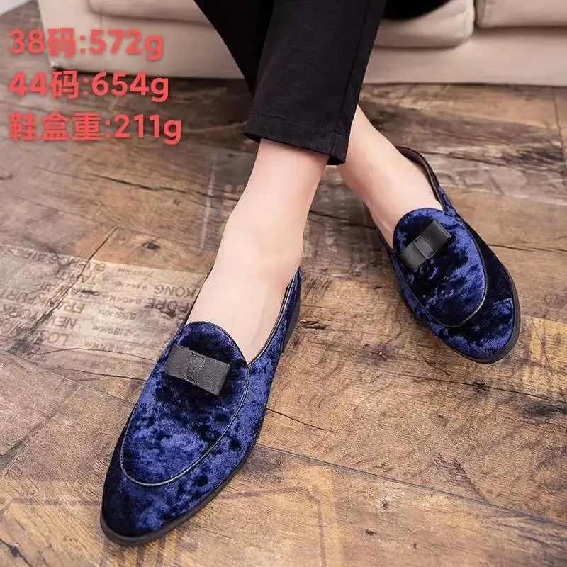 

Party men's moccasin new sports trendy teen men's business dress leather