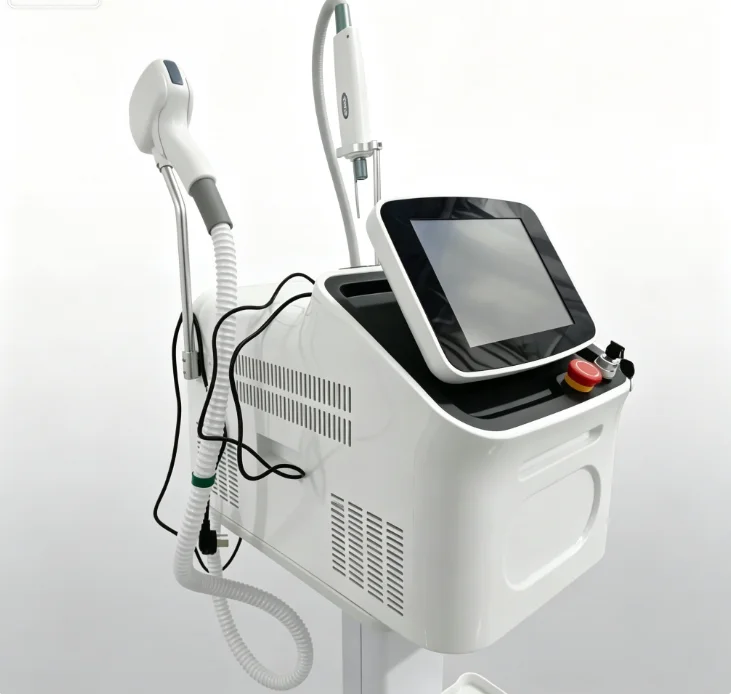 2 in 1 Diode Laser  PicoSecond Machine 808nm 755nm 1064nm Hair Removal Tattoo Removal Skin Rejuvenation Beauty Device for Salon