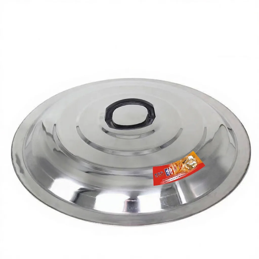 Heavy Duty Stainless Steel Pot Lid Thickened Cooking Pan Cover Portable Kitchenware Lid Universal Modern Skillet Lids