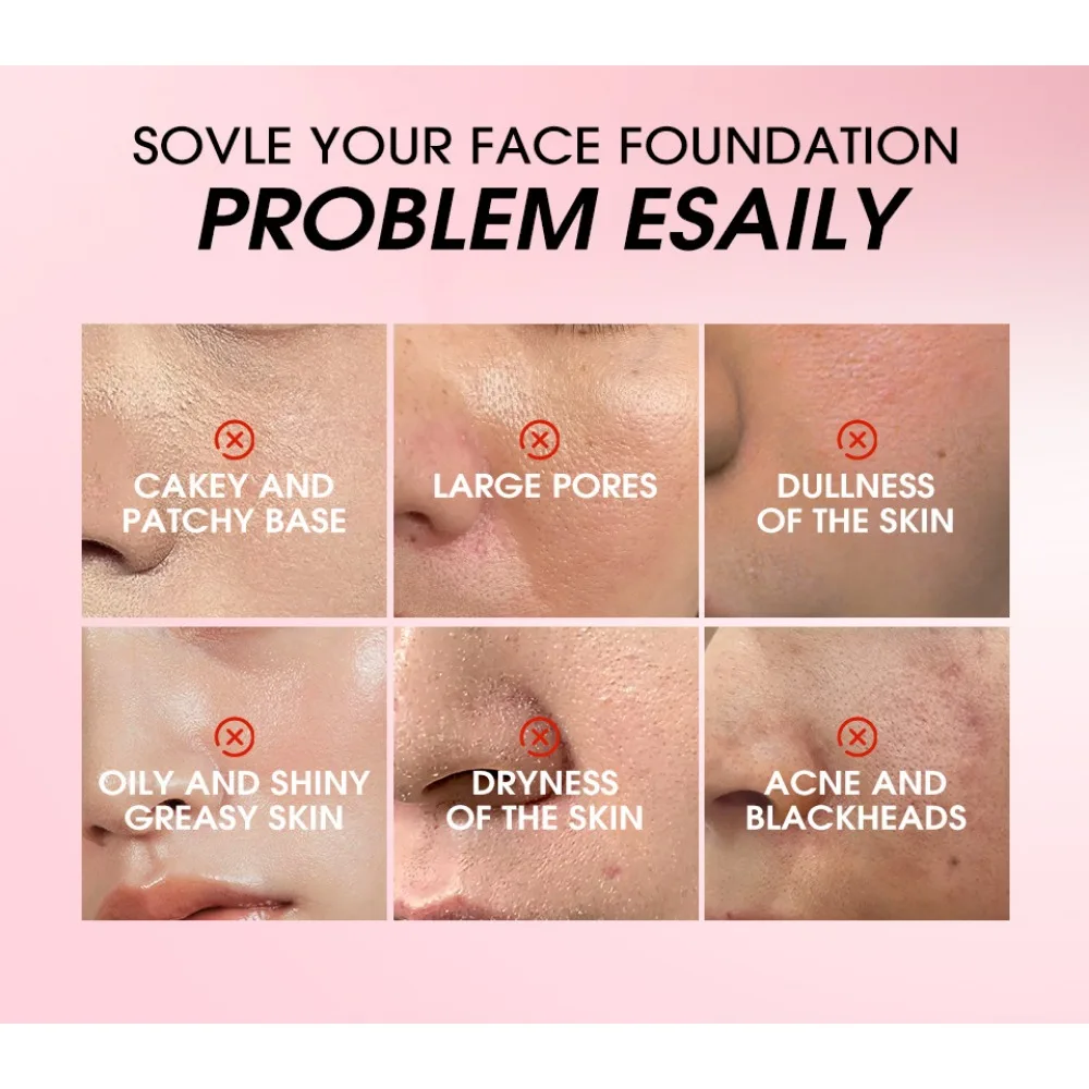 포리리스 페이스 프라이머 젤 오일 컨트롤 프리 메이크업 스무스 스킨 모이스춰 라이징 투명 베이스 파운데이션 내추럴 매트 오랫동안 지속