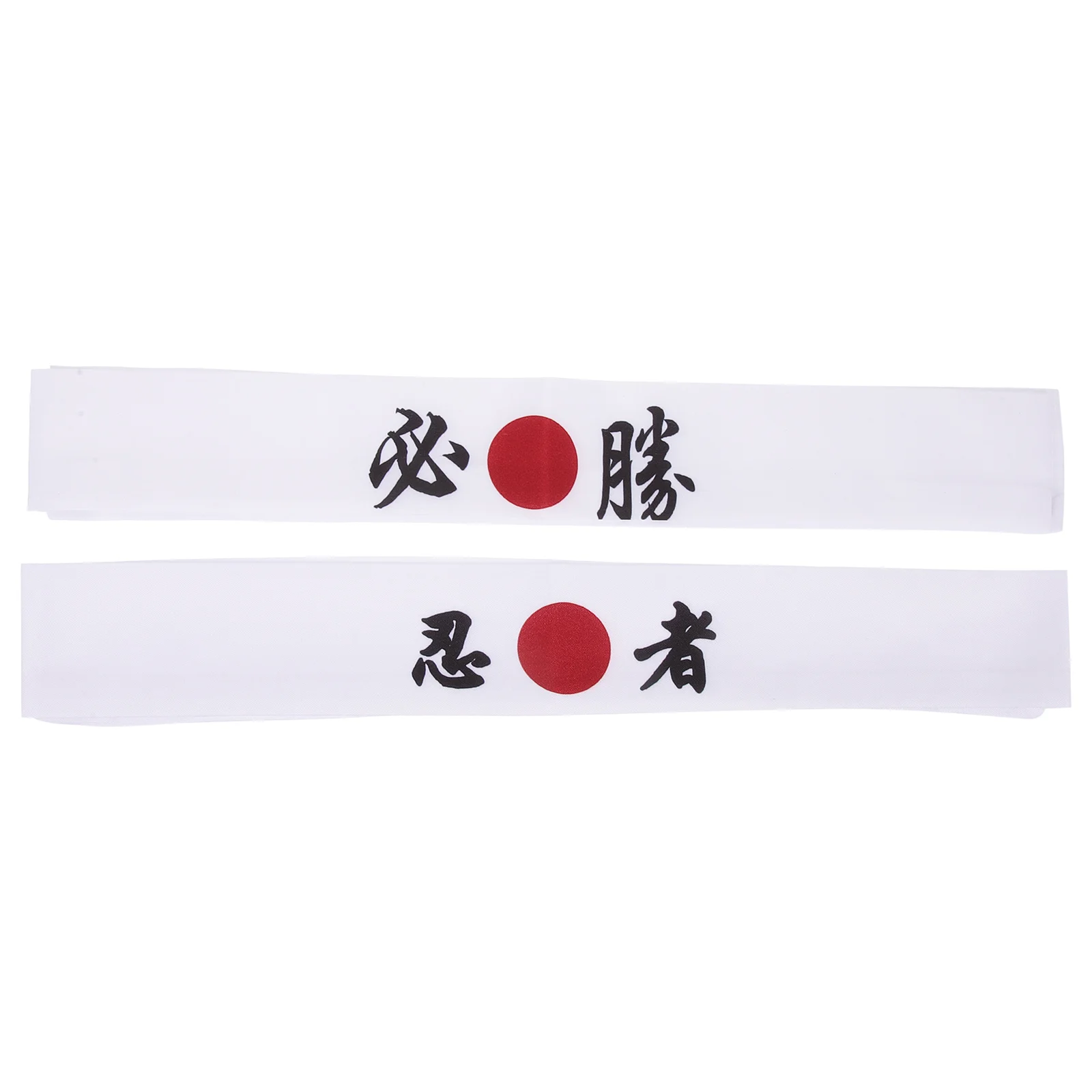 

2 Pcs Ninja Headband Home Wide Headbands for Women Costumes Hippie Cotton Sushi Japanese Chef Cooking Karate