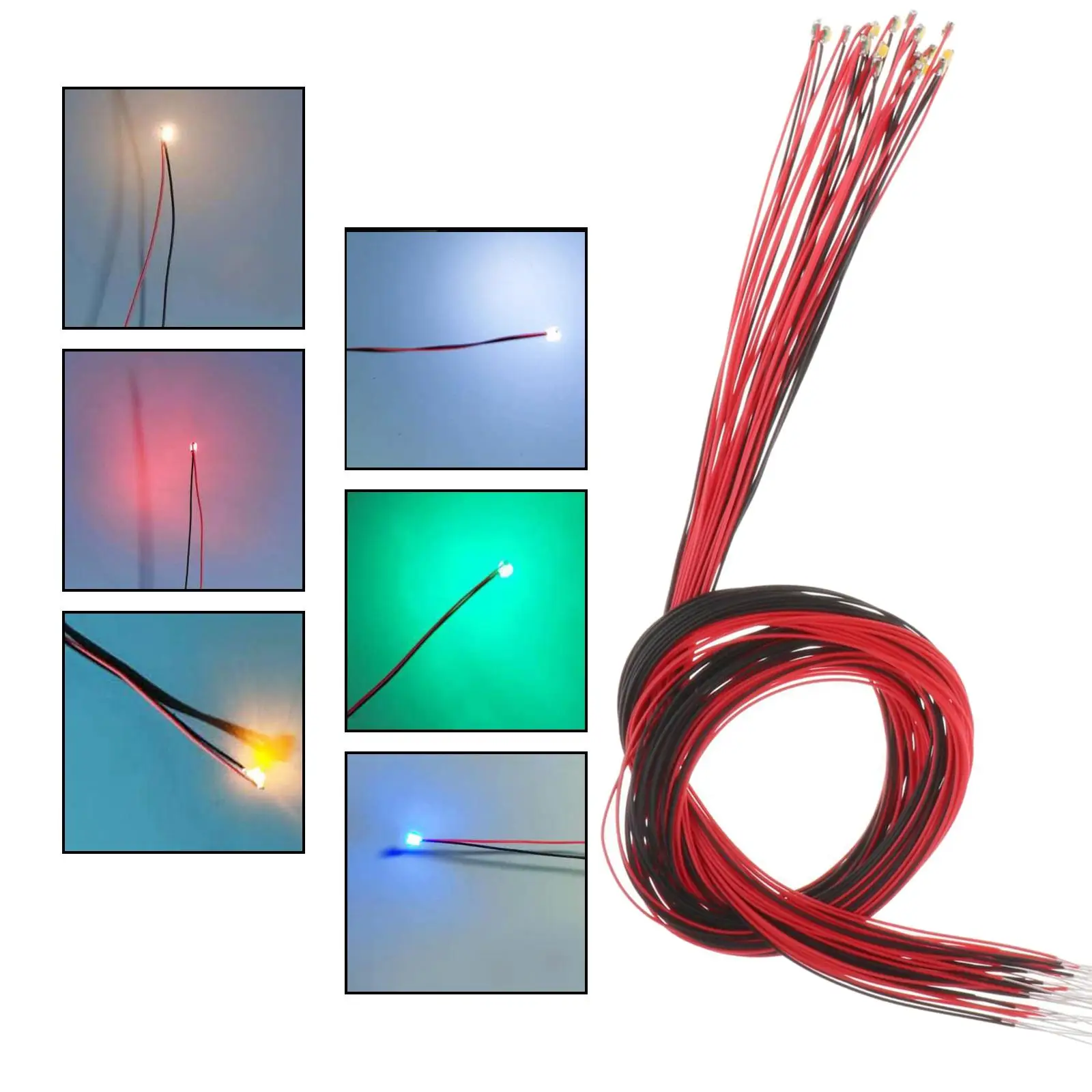 10/مجموعة نموذج قطار سلكي مصباح ليد في الحديقة شارع العمارة طاولة الرمل عمود إضاءة ملحق ديوراما 30 سنتيمتر #4