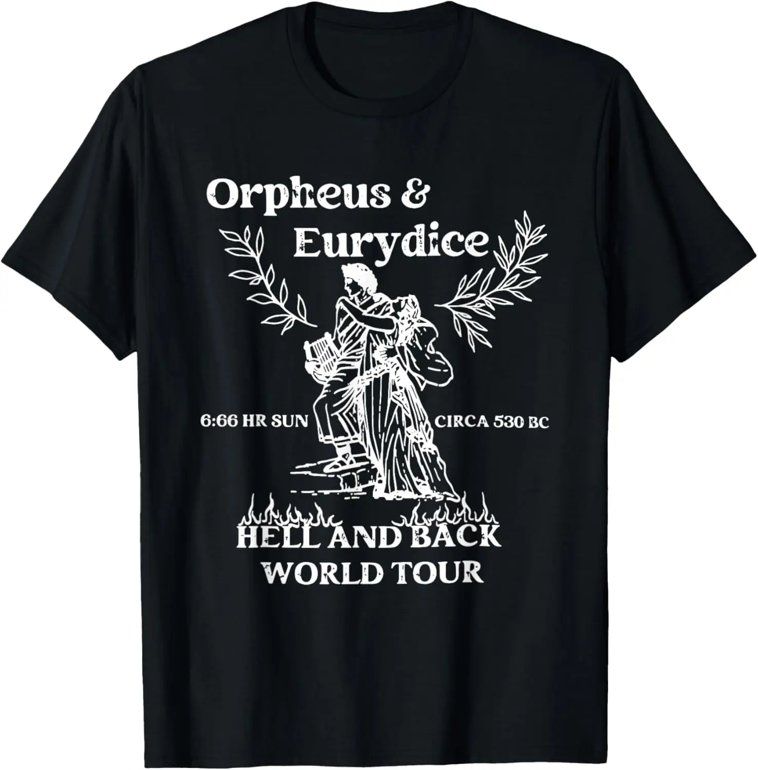 

Orpheus and Eurydice Vintage Greek Mythology Poet T-Shirt 100% Cotton O-Neck Short Sleeve Summer Casual Mens T-shirt Streetwear