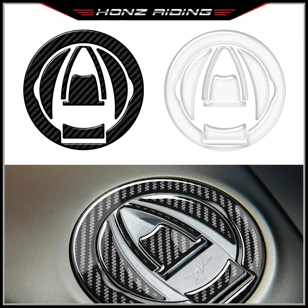 

Motorcycle Fuel Cap Protection Sticker for MV Agusta Models From 2010 -transparent