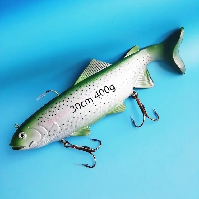 MUKUN 20cm/30cm 134g/300g Big Game 3D Plastikköder Weichköder Silikonköder zum Angeln Künstlicher Köder Isca Pesca – Detail 13