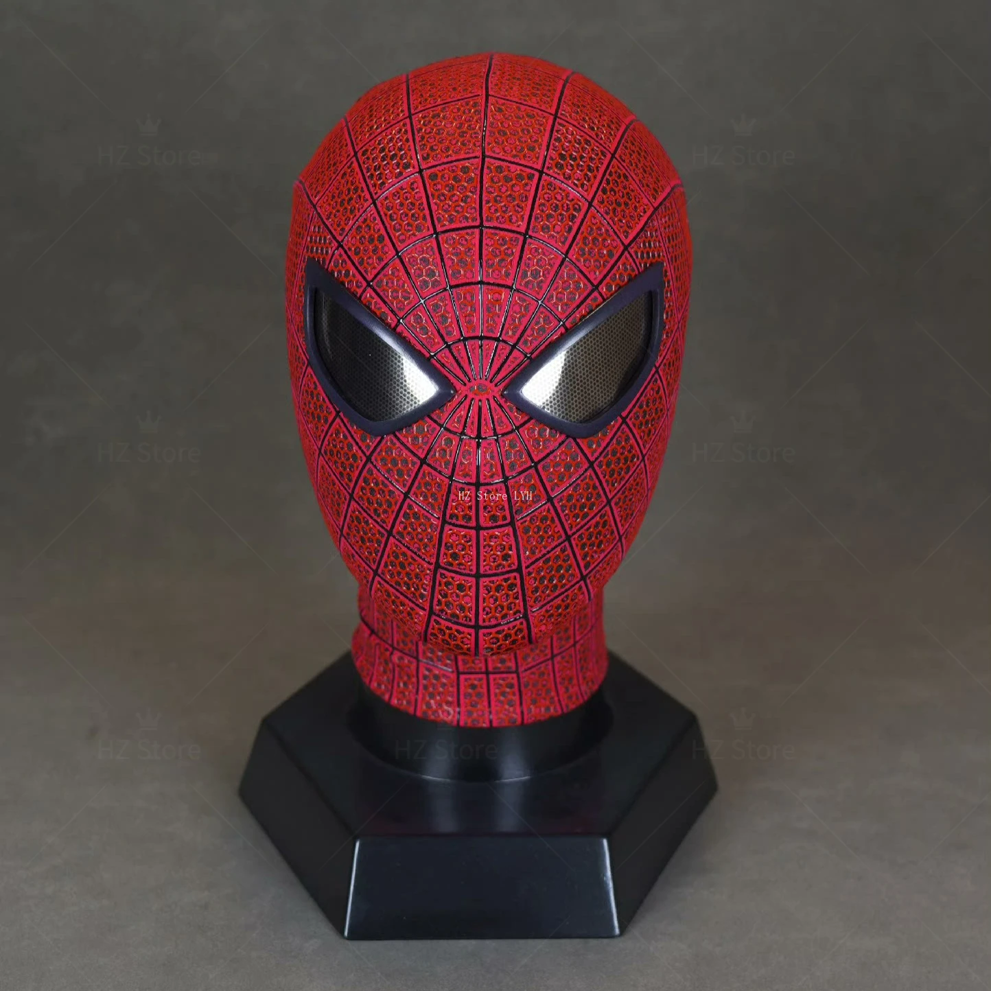 特製アクリルケース　スパイダーマン マスク　1/1 コレクション スパイダーマン 1 マスク生地アクセサリー磁気取り外し可能な目
